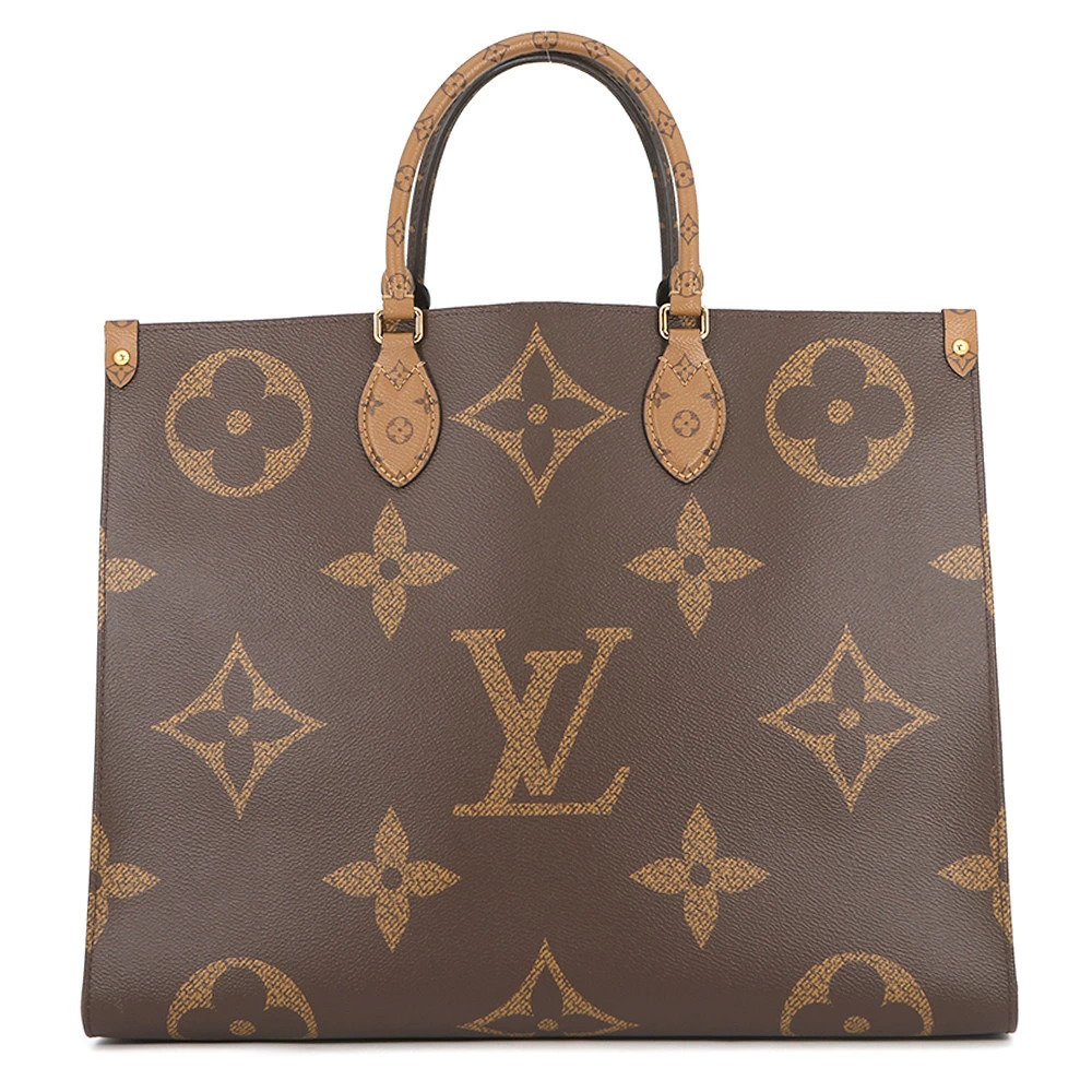 Louis Vuitton Monogram Reverse Giant On The Go Tote Bag